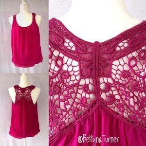 Express Hot Pink Tank Top